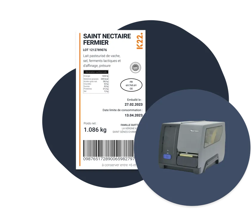 J’étiquette mes produits